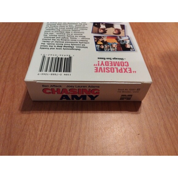 Chasing Amy (1997) VHS Cult Kevin Smith RomCom Ben Affleck Joey Lauren Adams - Picture 5 of 7